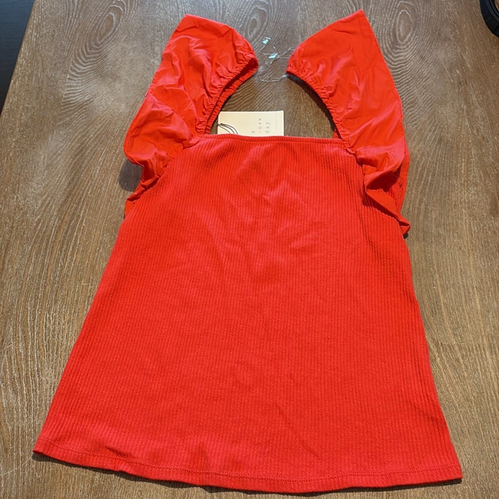 New Day Bright NWT🪸 coral pink 🪸 Women's Blouse